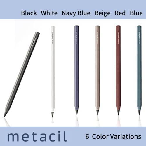 Sunstar Stationery Metal Pencil metacil metacil white S4541138 – WAFUU JAPAN